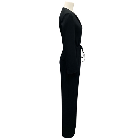 RAG & BONE BLACK SONIA JAPANESE CREPE JUMPSUIT - Picture 2 of 6